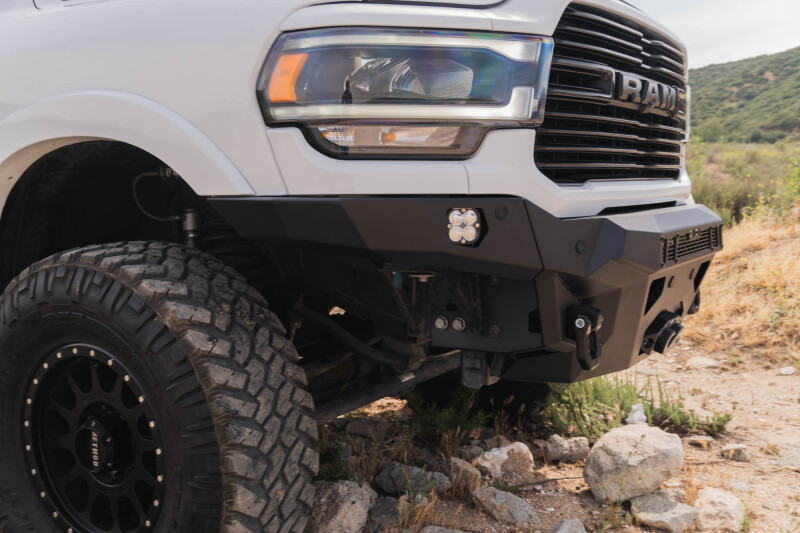 Ram 3500 Front Bumper - DV8 Offroad - Spec Series - Micro-Texture Black Powder Coated - `19-`26